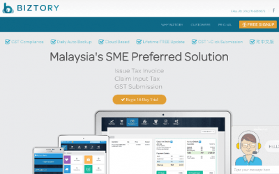 Biztory lets small businesses deal with GST matters in a simple way