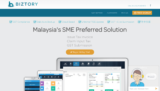 Biztory lets small businesses deal with GST matters in a simple way